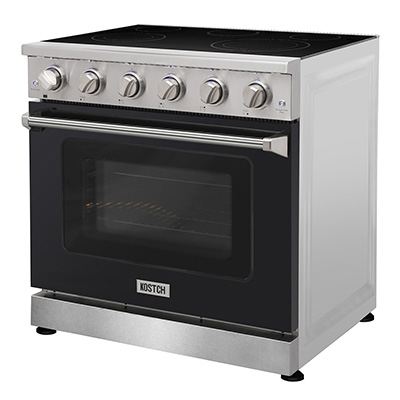 36 inch electric range - Black