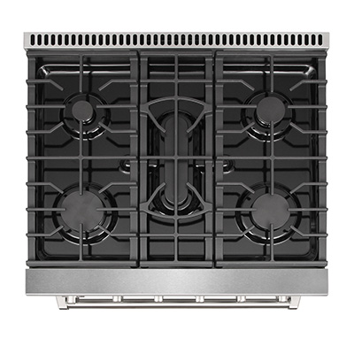 30 inch gas range - White