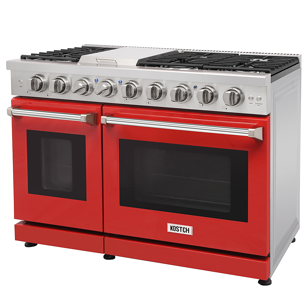 48 inch gas range - Red