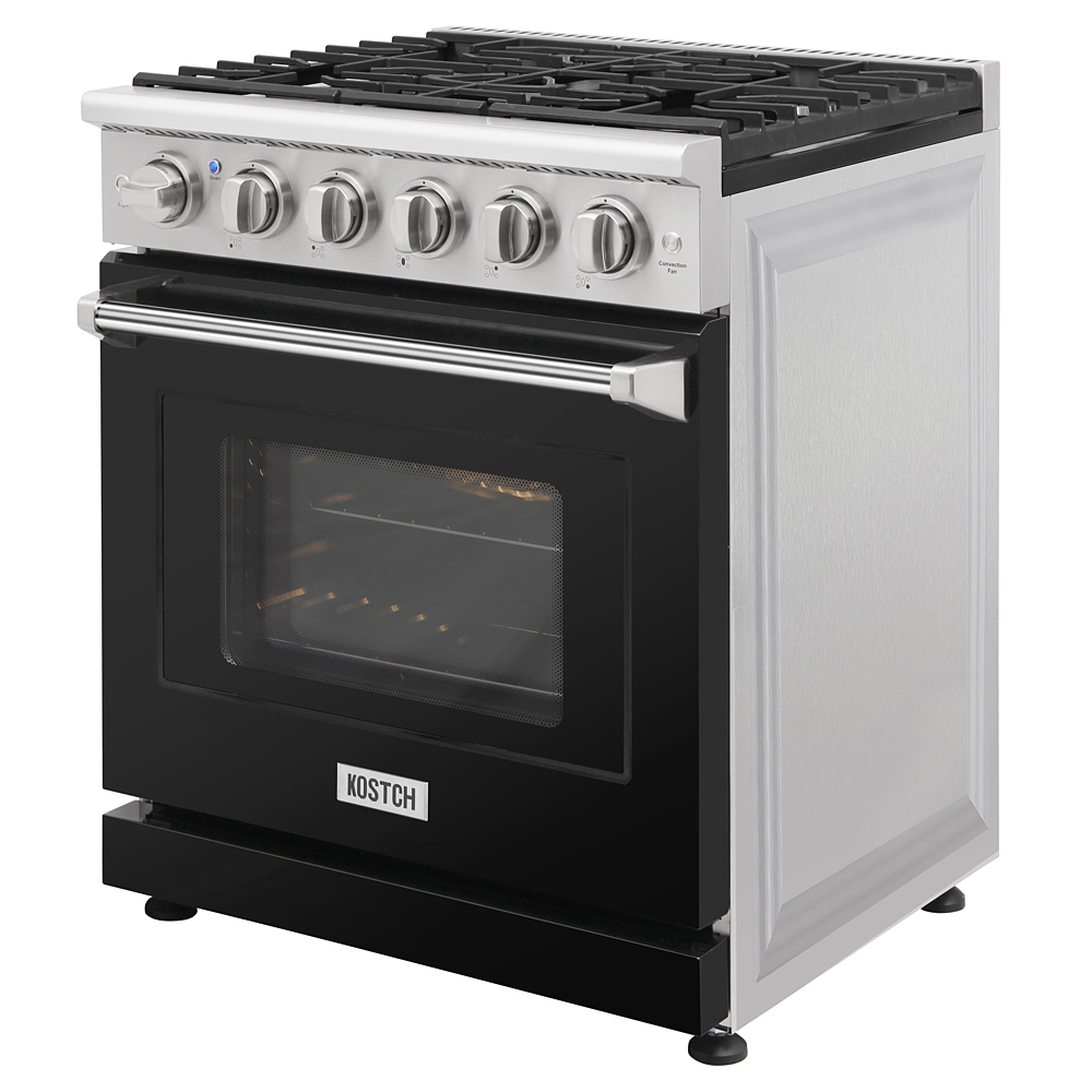 30 inch gas range - Black